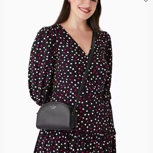 Perry Leather Dome Crossbody Bag